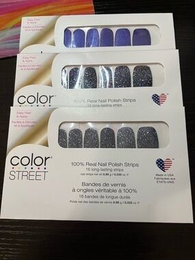 Color Street Glitter Nail Polish Strips